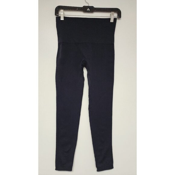 SPANX Look at Me Now Seamless Leggings no see through tummy control Black XL - Picture 4 of 6